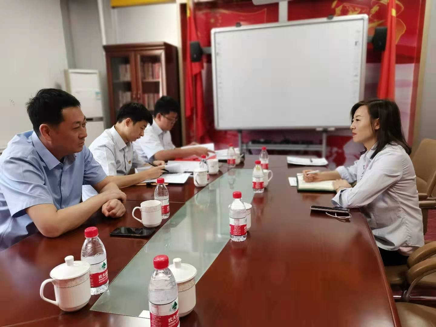 副局長王永強到烏海電業局千里山分局開展黨史學習教育督導、領學