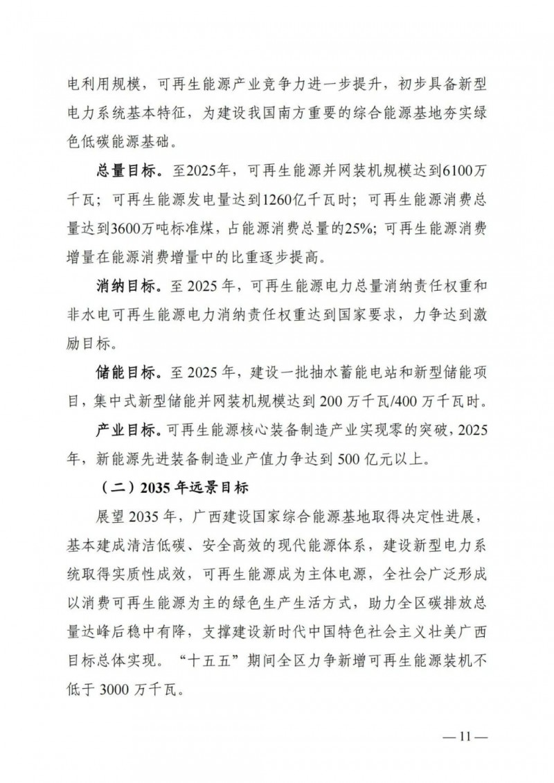 廣西“十四五”規劃：大力發展光伏發電，到2025年新增光伏裝機15GW！
