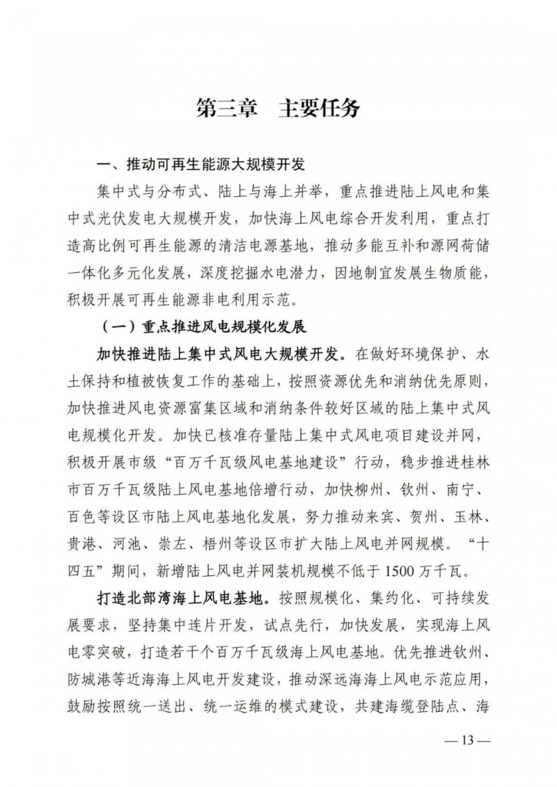 廣西“十四五”規劃：大力發展光伏發電，到2025年新增光伏裝機15GW！