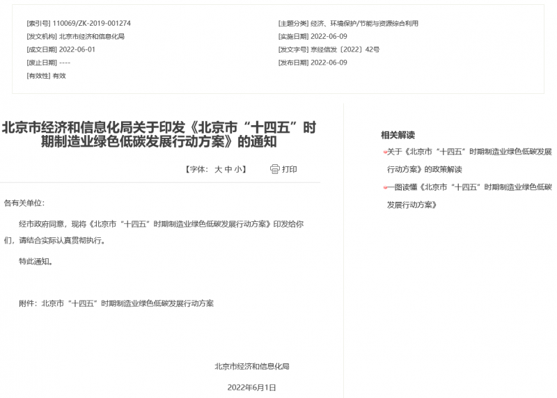 應用盡用！北京市鼓勵低速風電、高效光電、先進儲能等能源落地