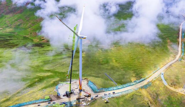 全球海拔最高風電項目現場，“湖南造”刷屏