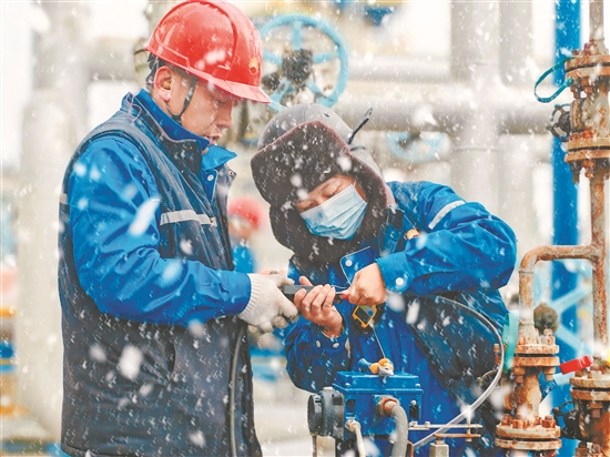 中國石油各企業抗寒潮力保生產 送溫暖加碼提速
