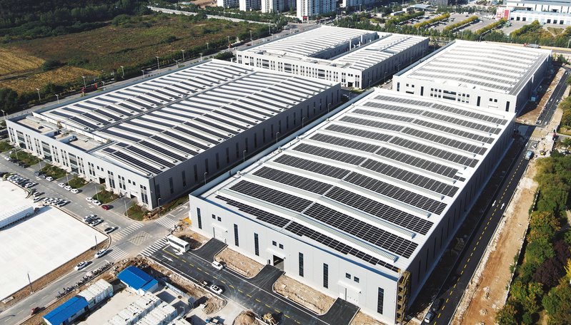 陜西省寶雞市首個光伏建筑一體化項目并網發電