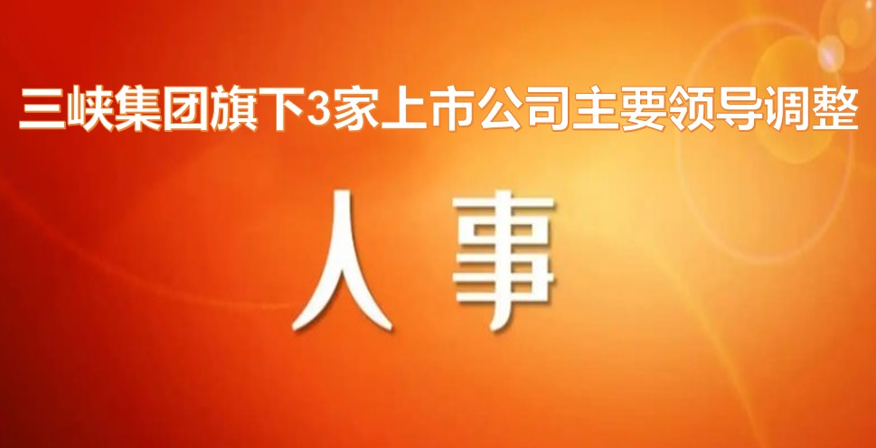 電力央企密集調整旗下上市公司領導層！