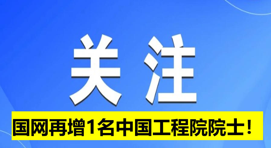 國網電科院再增1名中國工程院院士！